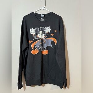 Unisex 2XL Halloween Mickey Mouse Crewneck